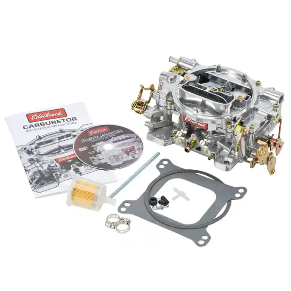 Cheap Edelbrock Carburetor Performer Series 4-Barrel 600 CFM Manual Choke Satin Finish