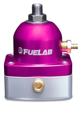 Fuelab 515 EFI Adjustable FPR 25-90 PSI (2) -6AN In (1) -6AN Return - Purple No Minimum Order