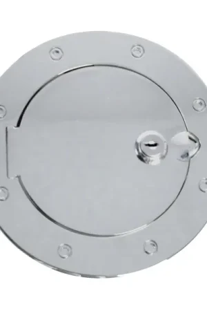 Rugged Ridge 07-18 Jeep Wrangler JK Stainless Steel Locking Gas Cap Door Genuine