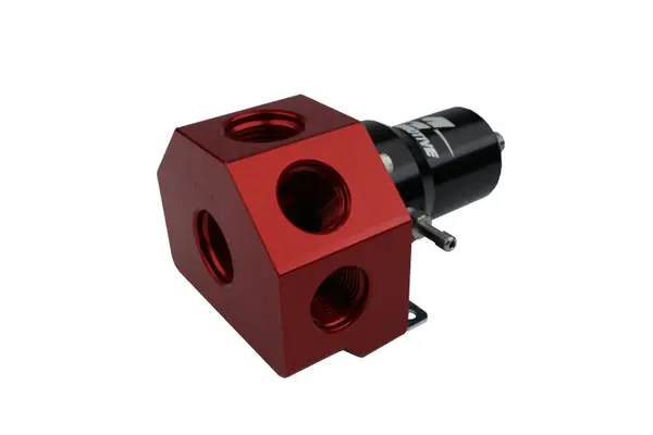 Same Day Shipping Aeromotive Regulator - 30-120 PSI - .500 Valve - 4x AN-08 and AN-10 inlets / AN-10 Bypass