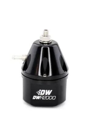 DeatschWerks DWR2000 Adjustable Fuel Pressure Regulator - Black Modern