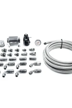 DeatschWerks 01-15 Honda Civic DW400 Pump Module Return Plumbing Kit w/CPE Fuel Lines Limited Edition