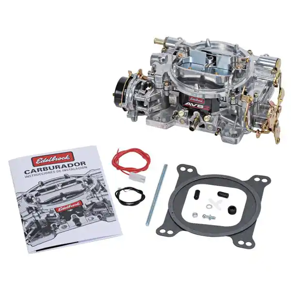 Edelbrock AVS2 500 CFM Carburetor w/Electric Choke Satin Finish (Non-EGR) High Quality