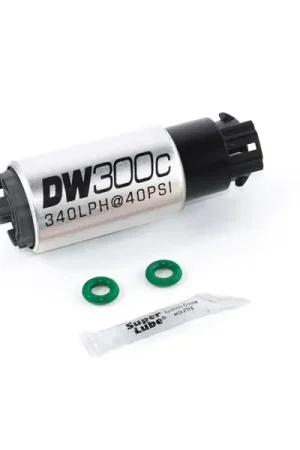 Sale DeatschWerks DeatschWerks 340lph DW300C Compact Fuel Pump w/ 08-12 GTR Set Up Kit (2 Required)