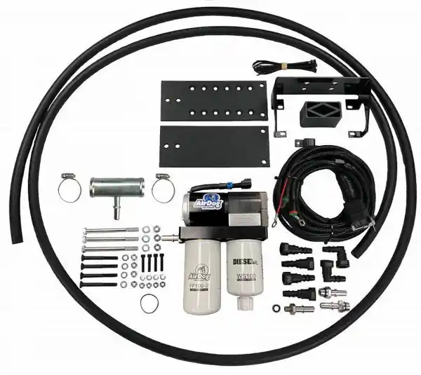 Shop Now PureFlow AirDog 94-98 Dodge 12V 5.9L Cummins FP-100-4G Fuel Air Separation System