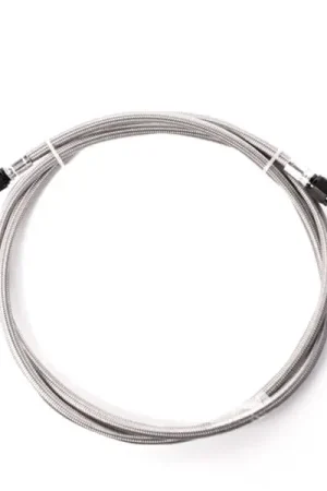 Snow Performance 2ft Stainless Steel Braided Line (Black) w/ 4AN Fittings Viral