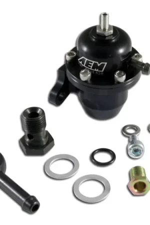 Limited Time AEM 96-97 Acura CL / 94-97 Accord / 96-00 Civic Ex Black Adjustable Fuel Pressure Regulator