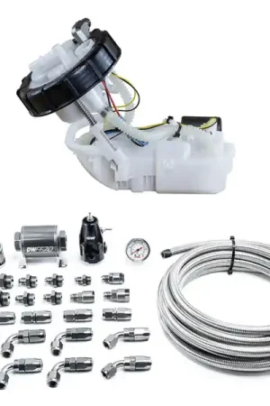 Popular DeatschWerks 01-05 Honda Civic/02-06 Acura RSX DW400 Pump Module & Return Kit w/CPE Fuel Lines