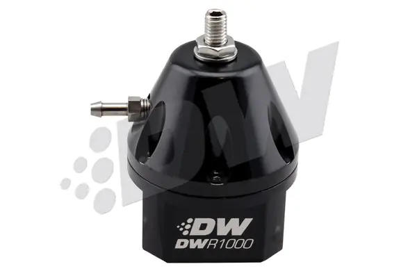 In Demand DeatschWerks DWR1000 Adjustable Fuel Pressure Regulator - Black