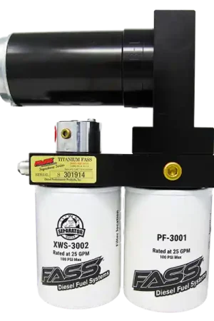 FASS 01-16 GM 2500/3500 Duramax 250gph/8-10psi Titanium Fuel Air Separation System TS C10 250G Final Sale