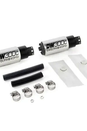 Editor’s Pick DeatschWerks 340lph DW300C Compact Fuel Pump w/ 99-04 Ford Lightning Set Up Kit (w/o Mounting Clips)