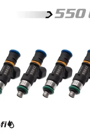 Crafted BLOX Racing Eco-Fi Street Injectors 550cc/min Honda K Series (Set of 4)
