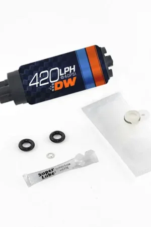 DeatschWerks DW420 Series 420lph In-Tank Fuel Pump w/ Install Kit For 09-12 Genesis Coupe Latest