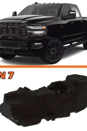 Titan Fuel Tanks 25-26 RAM 2500/3500 Cummins 4WD Crew Cab Short Bed 52 Gallon XXL Mid-Ship Fuel Tank Best Seller