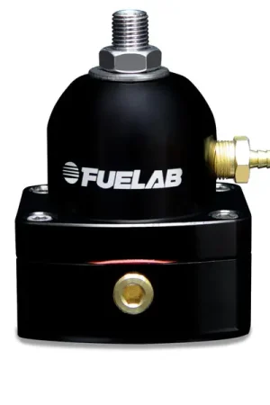 Direct From Factory Fuelab 515 EFI Adjustable FPR 25-90 PSI (2) -6AN In (1) -6AN Return - Black