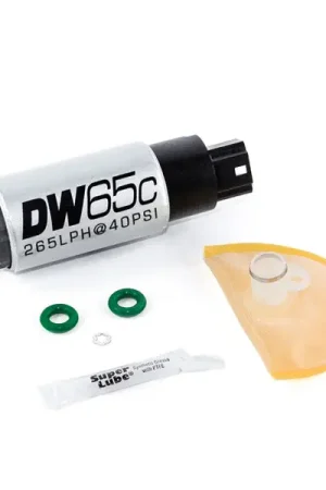DeatschWerks 265 LPH Compact In-Tank Fuel Pump w/ 06-13 Civic Set Up Kit Popular