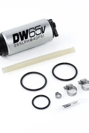 Save Now DeatschWerks DW65v Series 265 LPH Compact In-Tank Fuel Pump w/ VW/Audi 1.8T / 3.2 VR6 AWD Set Up Kit