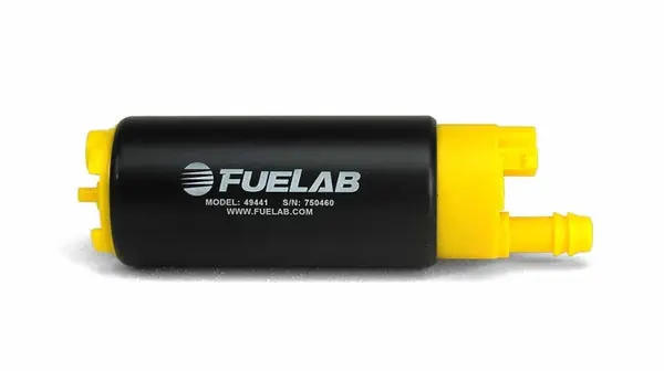 Exclusive Fuelab 494 High Output In-Tank Electric Fuel Pump - 340 LPH In Offset From Out