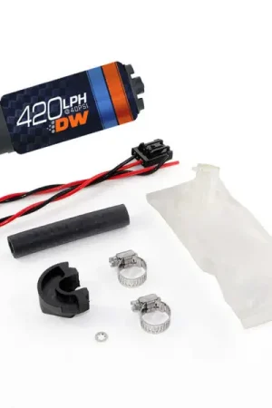 DeatschWerks DW420 Series 420lph In-Tank Fuel Pump w/ Install Kit For 94-02 Nissan S14/S15 Premium
