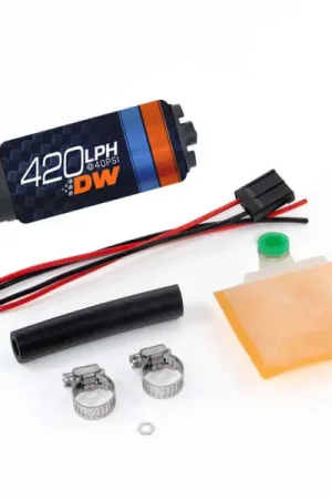 DeatschWerks DW420 Series 420lph In-Tank Fuel Pump w/ Universal Install Kit Flash Sale
