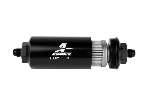 Direct From Factory Aeromotive In-Line Filter - (AN-06 Male) 100 Micron Stainless Steel Element