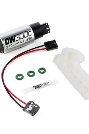 Secure Checkout DeatschWerks 340lph DW300C Compact Fuel Pump w/ 12+ Scion FR-S/BRZ / 15 WRX Set Up Kit