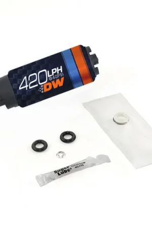 Budget DeatschWerks DW420 Series 420lph In-Tank Fuel Pump w/ Install Kit For Civic (Excludes Si) 06-11