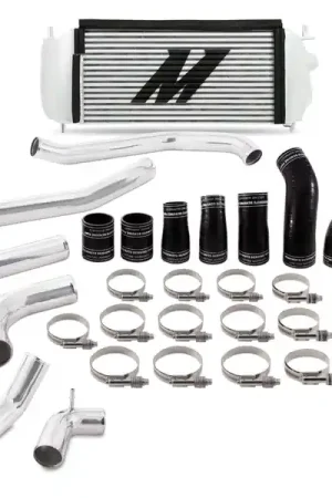 Mishimoto 2017+ Ford F150 3.5L EcoBoost Performance Intercooler Kit - Silver Cooler Polished Pipes Wholesale