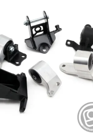 New Arrival Innovative 06-11 Honda Civic Si K-Series Silver Billet Aluminum Mounts 75A Bushings (Not K24 Trans)