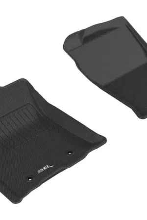 Warranty Included 3D MAXpider 2016-2017 Toyota Tacoma Access Cab/Double Cab Kagu 1st Row Floormat - Black