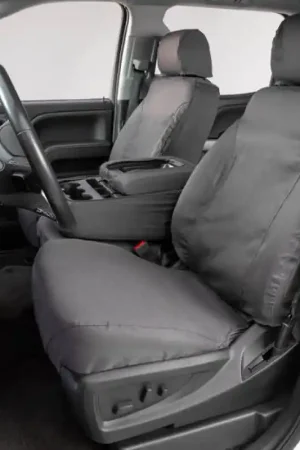 Covercraft 04-10 Ford F250 Polycotton SeatSaver Custom Front Row Seat Covers - Grey Certified