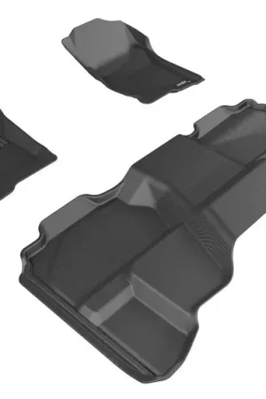 Trusted Brand 3D MAXpider 07-13 GMC Sierra 1500 / 2500 / 3500 Extended Cab Kagu Black R1 R2