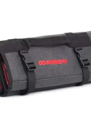 Mega Sale Go Rhino XVenture Gear Tool Roll Large (7x7in. Closed) 12oz Waxed Canvas - Black