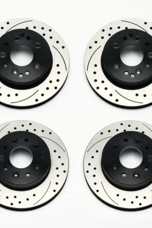 Buy Today Wilwood Rotor Kit Front/Rear-Drilled 65-82 Corvette C2/C3 (1Pc Rotors)
