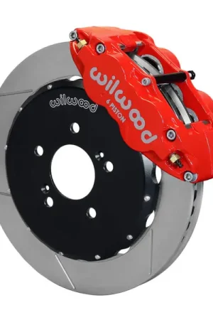 Wilwood Narrow Superlite 6R Front Hat Kit 12.88in Red Honda S2000 Bulk Order