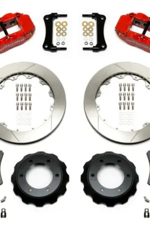 Exclusive Offer Wilwood Narrow Superlite Red 6R Front Kit 12.88in Slotted Rotor w/ Lines 05-15 Toyota Tacoma