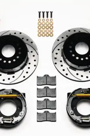 Wilwood Forged Dynalite P/S P-B Kit Drilled-Red 2005-2014 Mustang Limited Offer