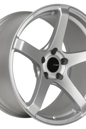 Enkei Kojin 17x8 35mm Offset 5x114.3 Bolt Pattern 72.6mm Bore Dia Matte Silver Wheel Warranty Included