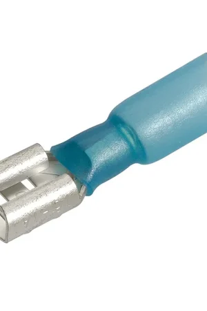 Today Only Narva 56330BL 6.3 X 0.8mm Adhesive Lined Female Blade Terminal Blue (Pack Of 20)