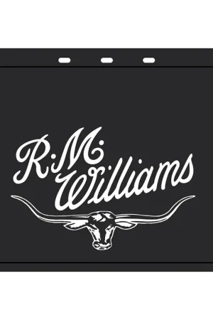 Certified RM Williams Mud Flap Single Black \\/ White Size D - MDRMWD