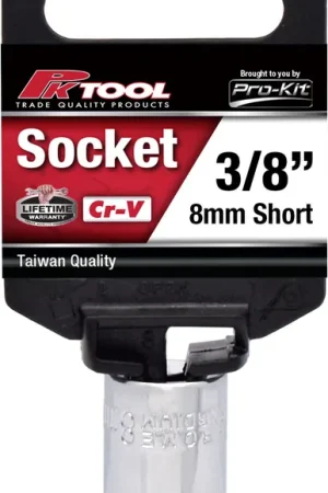 Limited Edition PKTool 3\\/8 inch Dr 8mm Socket Short - PT10408 (Pickup Only)