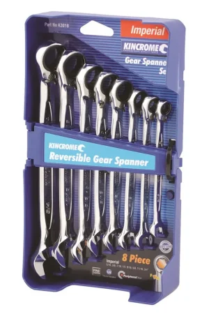 Kincrome 8 Piece Combination Gear Spanner Set - Imperial - K3018 Top Rated