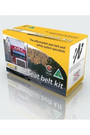 Special Discount APV Safety Products 40\\/90 On-Pillar Retractor 3.2m Right Lap Sash Seat Belt with 275mm Webbing Lower Strap and Fasteners (Black) - K7148