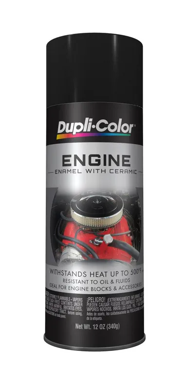 Dupli-Color Engine Enamel - Black , 340g - DE1613 (Pickup Only) Place Order