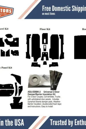 Body Panel Insulation Sound Deadener Kit for 1969-1973 Porsche 911-912 Coupe Buy Direct