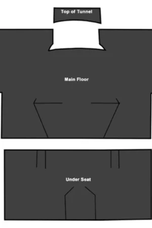 Sound Deadener for 1987-1988 GMC R1500 Suburban EVA Passenger Area 3Pc Hot Deal