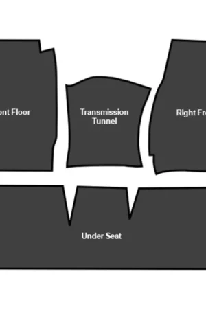 Sound Deadener for 1960-1966 Chevrolet C20 Pickup Die Cut EVA Complete 4Pc Luxury