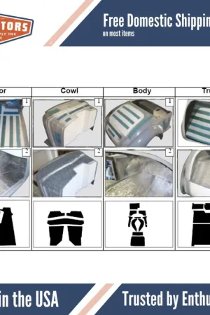 Insulation Sound Deadener Kit for 1937 Duloux Convertible Acoustishield Trunk Price Drop