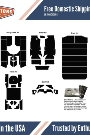 1959-1960 Chevrolet Sedan Delivery Insulation Sound Deadener Kit Sedan Complete Save Now