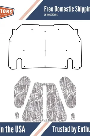 Hood Insulation Pad for 1993 Ford Ranger Money Back Guarantee